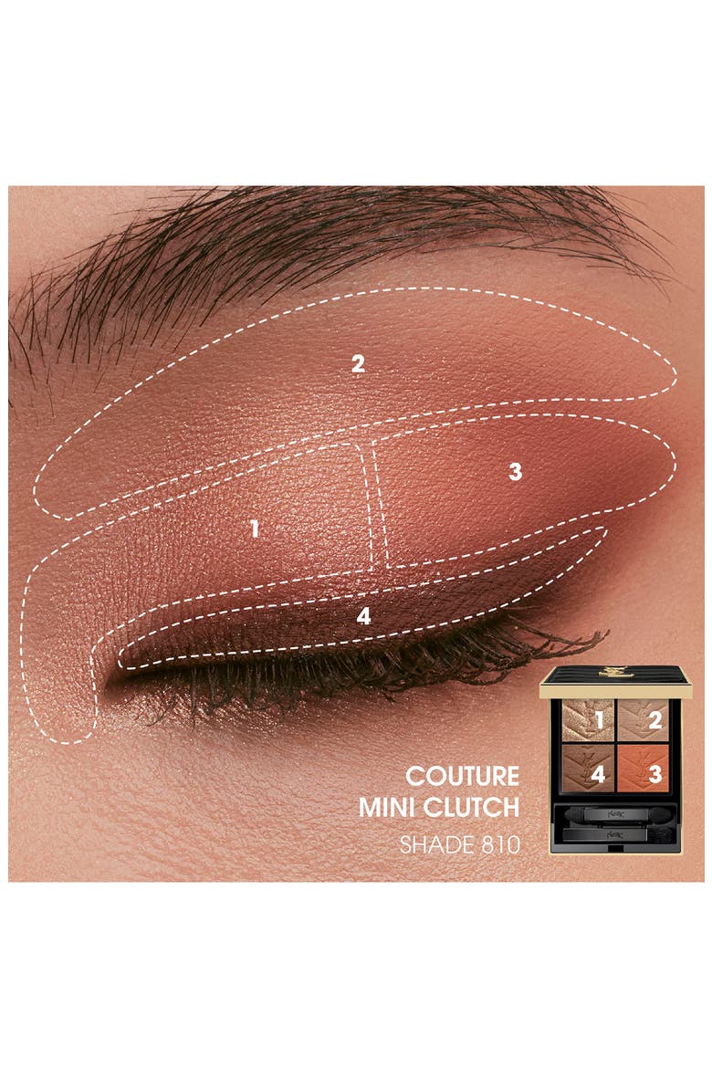 Couture Mini Clutch Luxury Eyeshadow Palette, Alternate, color, 810 OVER ORANGE