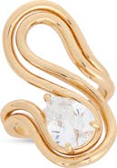 NORDSTROM RACK Cubic Zirconia Wavy Statement Ring