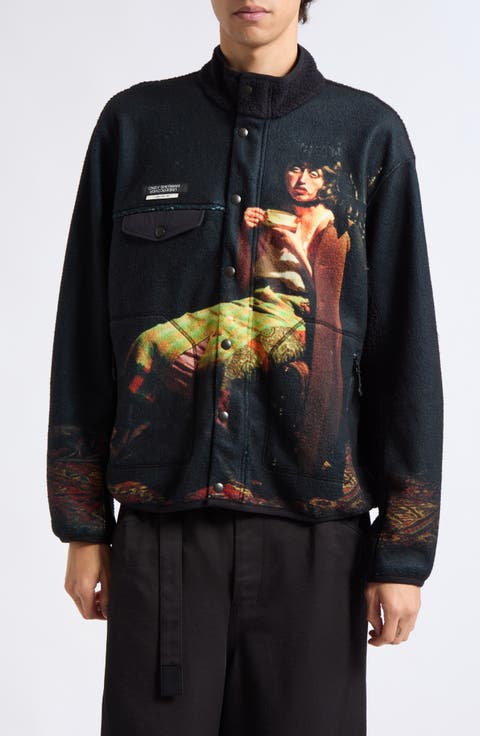 Cindy Sherman Graphic Fleece Blouson Jacket