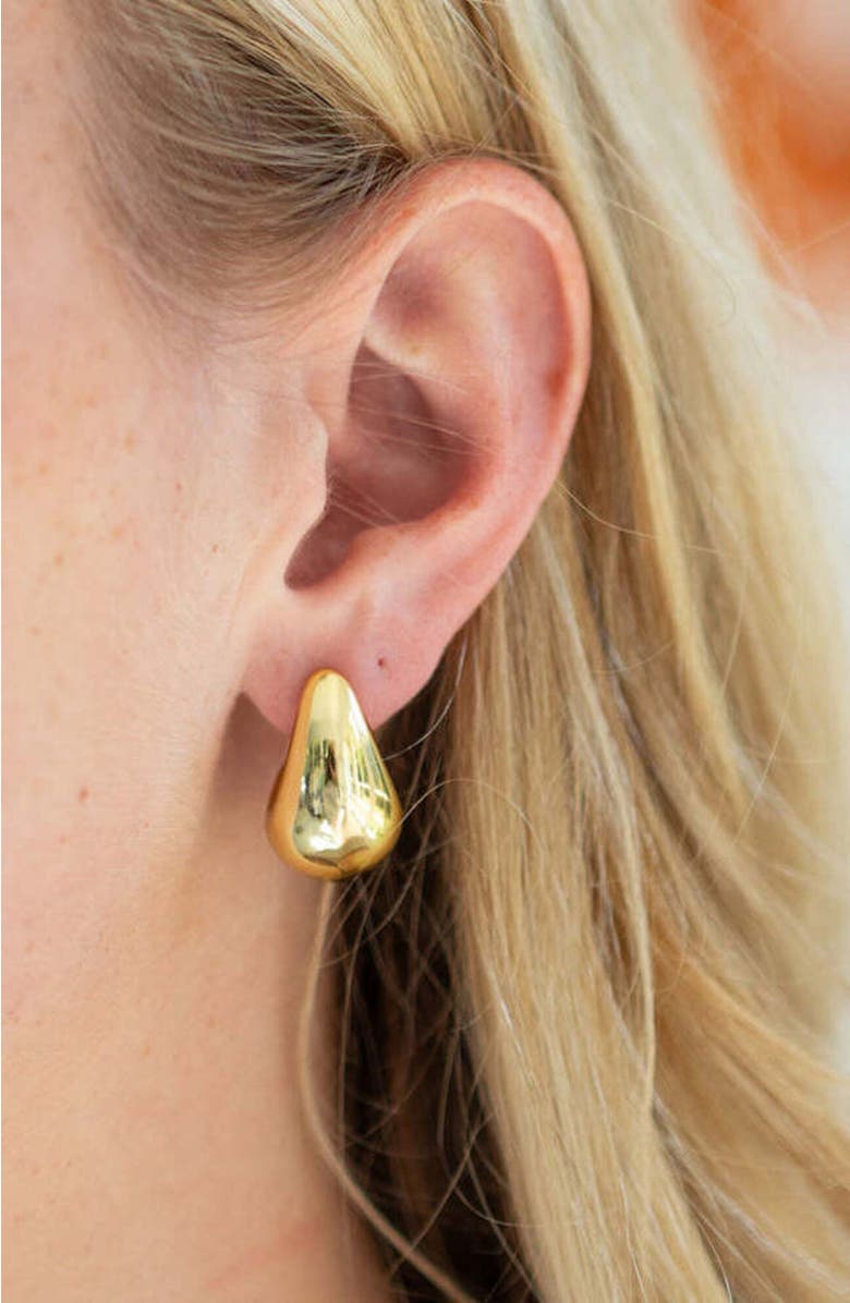 Erin McDermott Jewelry Gold Puffy Teardrops, Alternate, color, 