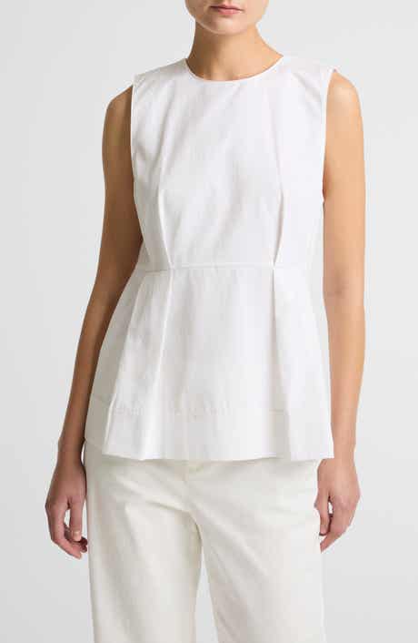Paneled Sleeveless Top