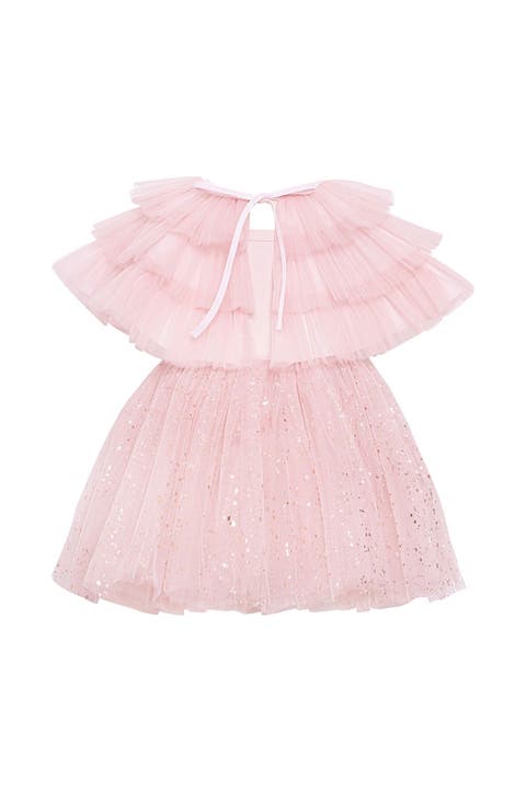 Sleveless Sparkle Tulle Dress Set (Toddler, Little Kid & Big Kid)
