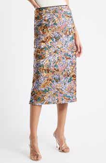 The Adrianne Sequin Midi Skirt