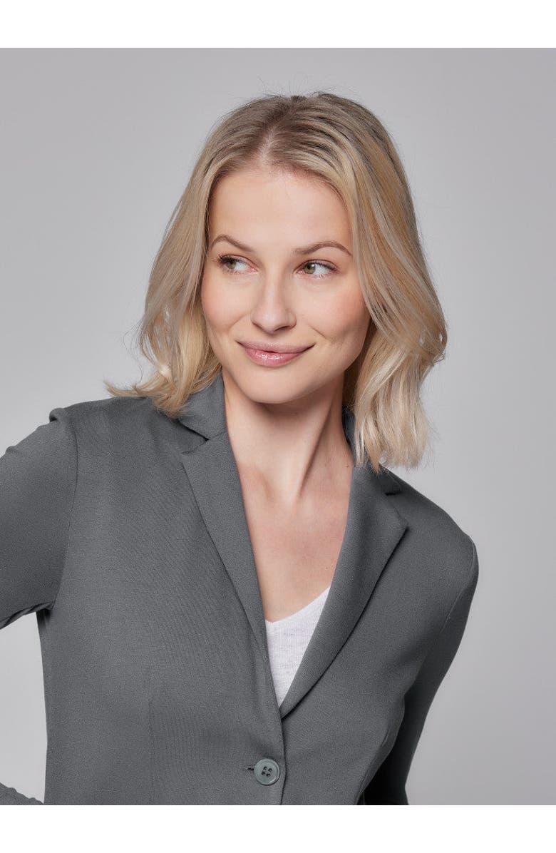 Majestic Filatures Soft Touch Two Button Blazer, Alternate, color, Pirate