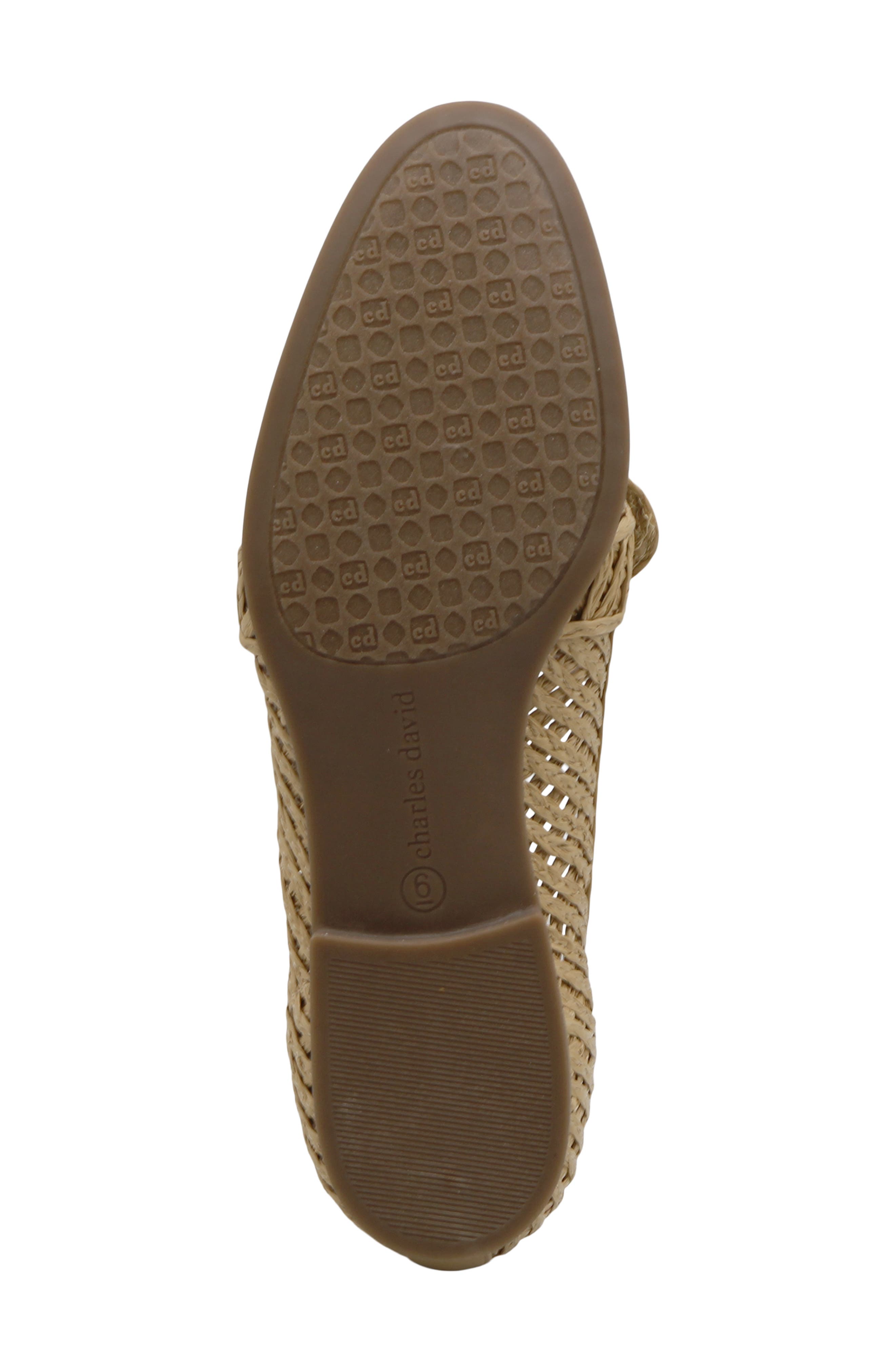 Charles David Finite Raffia Loafer, Alternate, color, Natural