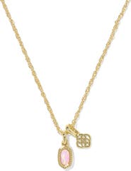 Kendra Scott Mini Elisa Dira Lab Created Opal Pendant Necklace