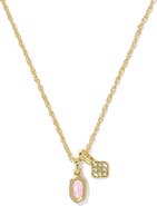 Kendra Scott Mini Elisa Dira Lab Created Opal Pendant Necklace
