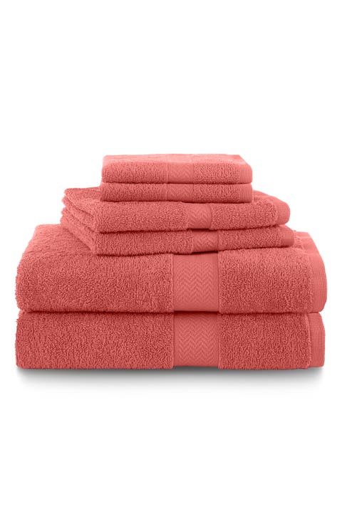 Ringspun 6-Piece Bath Towel Set