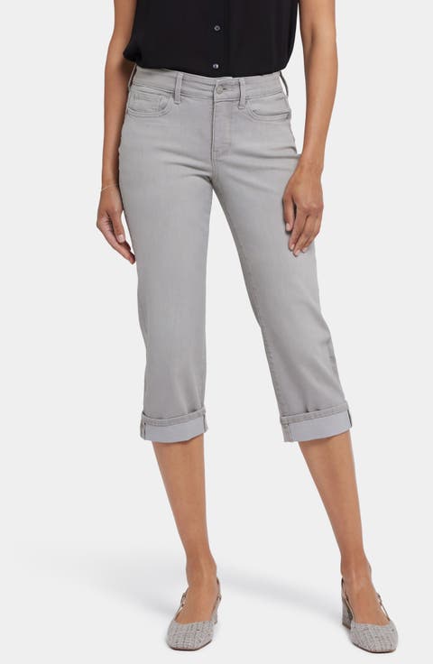 Women's Grey Cropped & Capri Pants | Nordstrom
