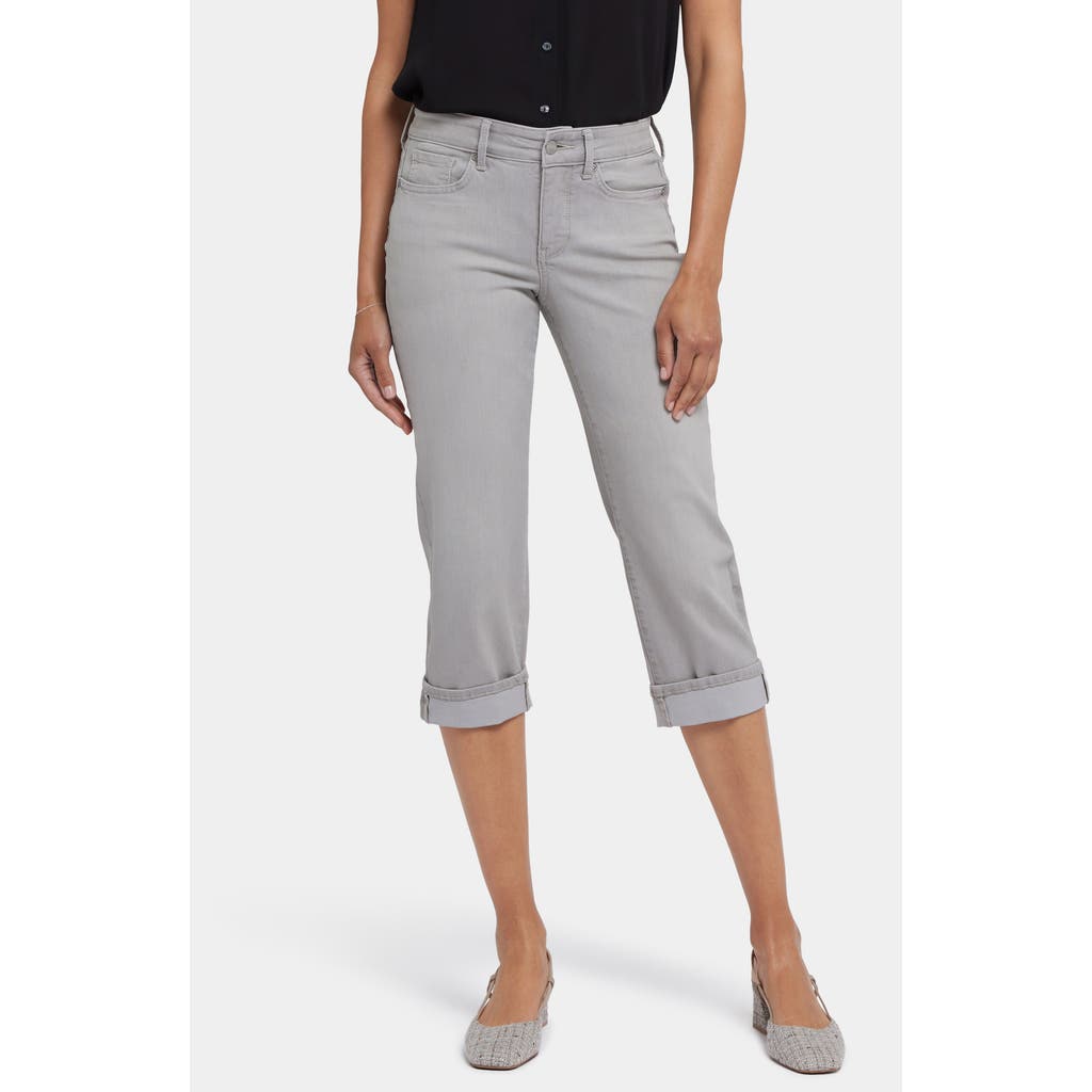 Nydj Marilyn Crop Cuff Capri Jeans In Grenada Mist
