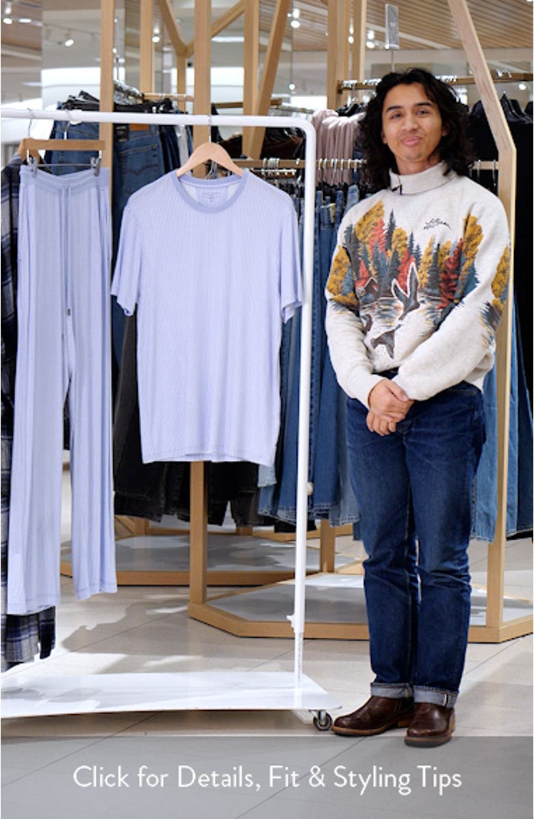 Pinstripe Pajama T-Shirt, sales video thumbnail