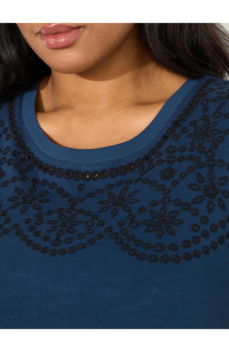 Live Unlimited Jersey Embroidered T - Shirt, Alternate, color, Blue