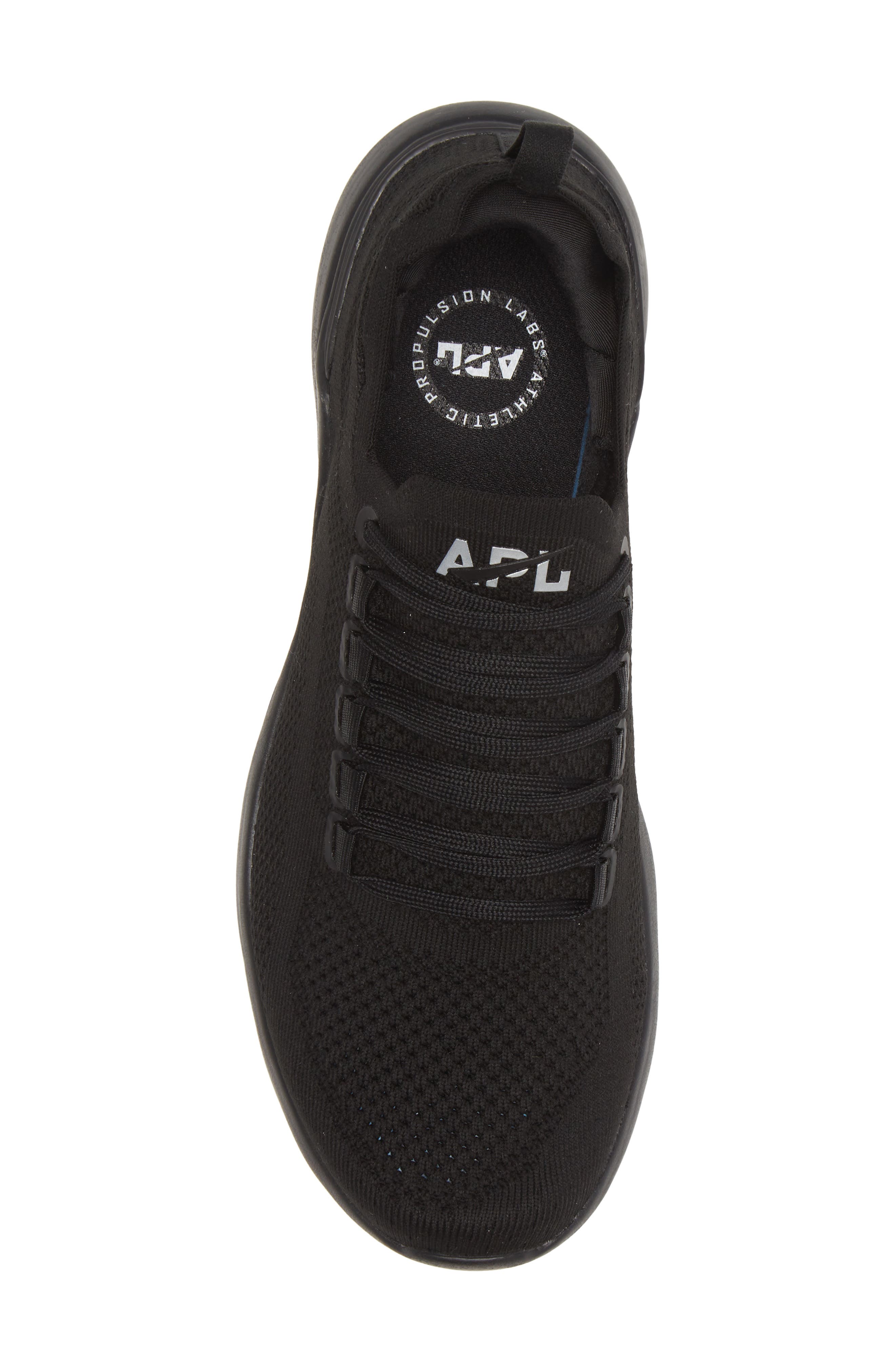 TechLoom Breeze Knit Running Shoe, Alternate, color, BLACK/ SILVER