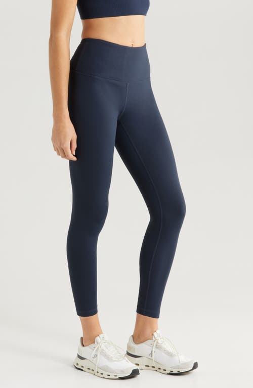 Zella Live In High Waist 7/8 Leggings In Blue
