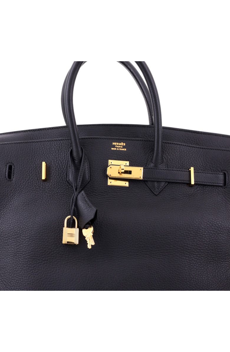 Pre-Owned Hermes Birkin Handbag Black Togo with Gold Hardware 35, Alternate, color, Noir