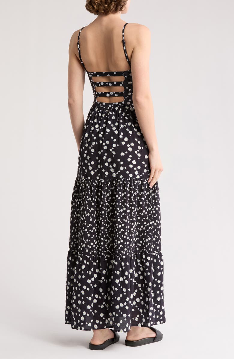 Maaji Ditsy Daisy Cover-Up Maxi Dress, Alternate, color,