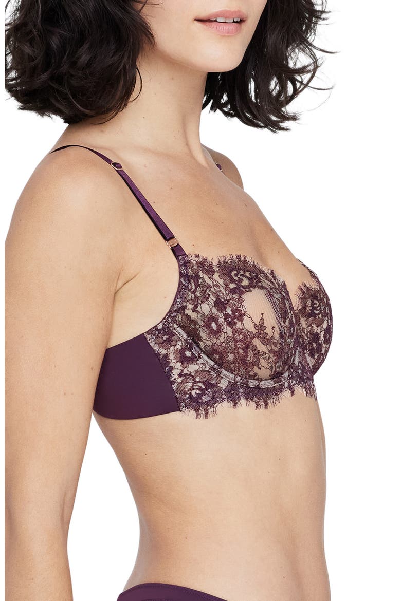 Entice Underwire Balconette Bra, Alternate, color, MAJESTC/ NY