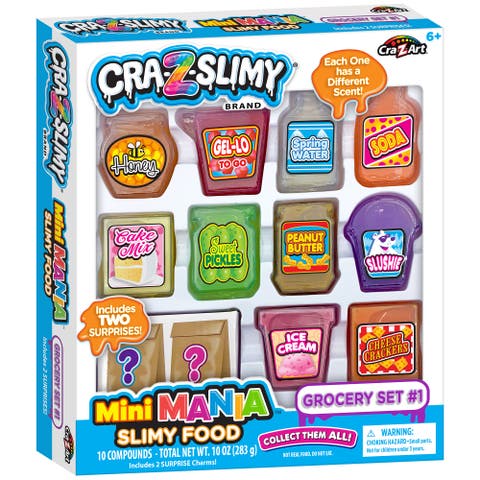 Mini Mania Slimy Food Grocery Set, Ages 6+