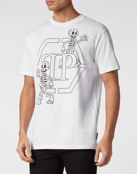 T-Shirt Round Neck Ss Skeleton Men