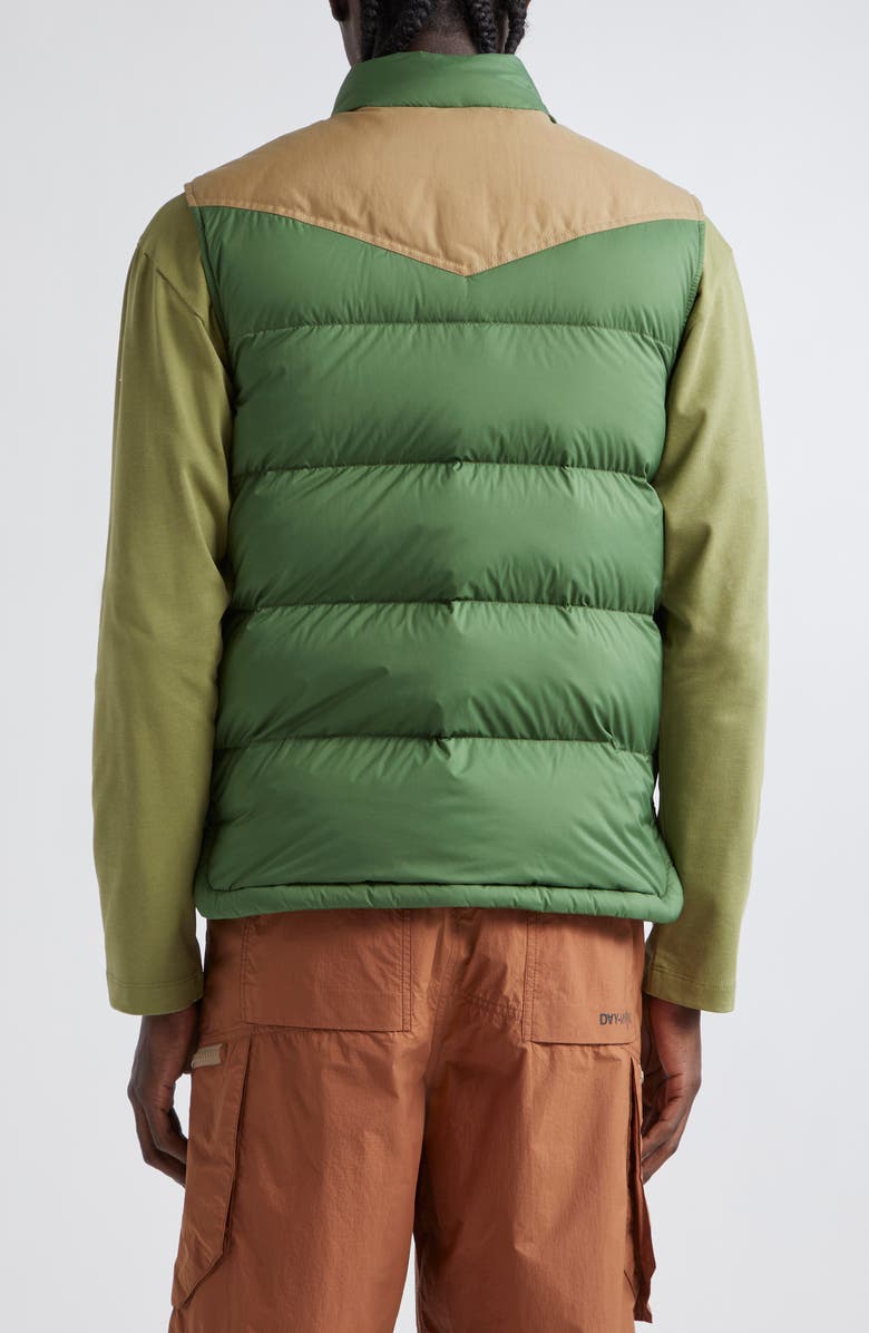 Moncler Grenoble Veny Canvas Yoke Down Puffer Vest, Alternate, color, 