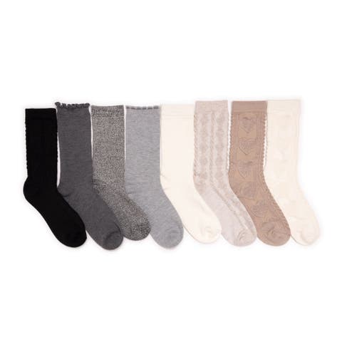 Women's 8 pair Pack Whisper Soft Crew Socks