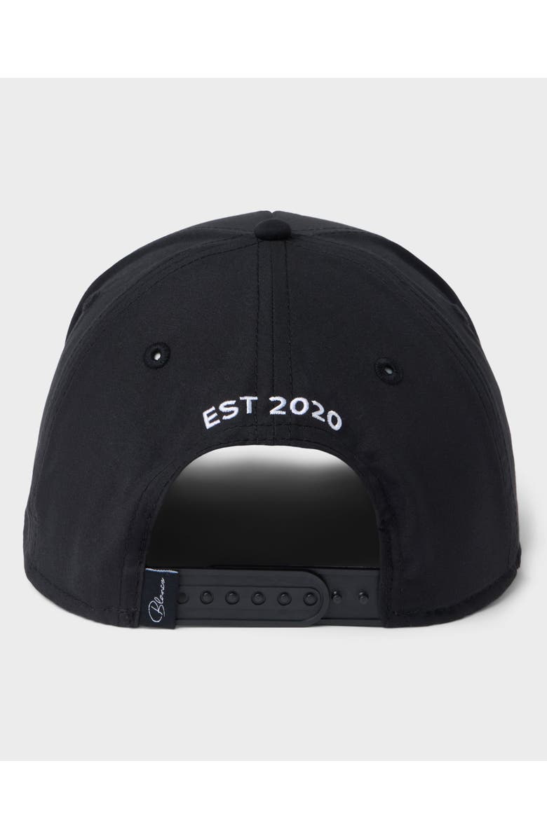 Left Dash Hat Blanco Left-Dash Hat, Alternate, color, Black With Black Rope