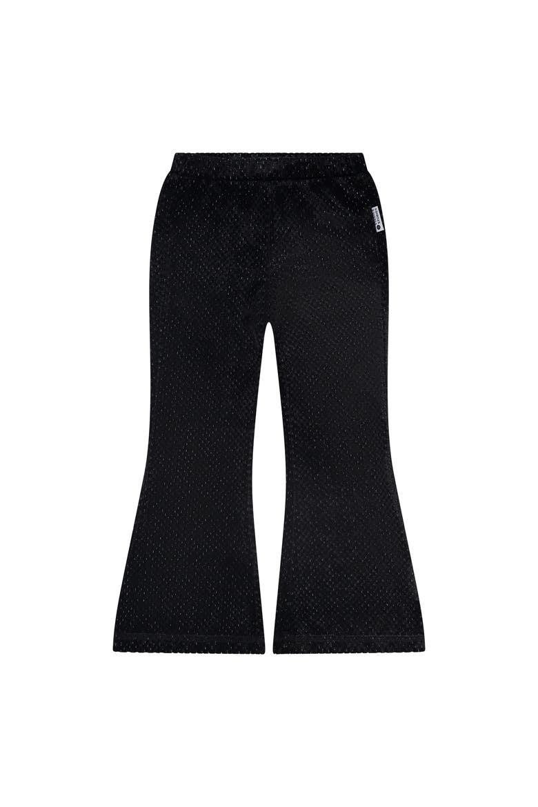 Sparkle Velvet Flare Pants, Main, color, Blackboard