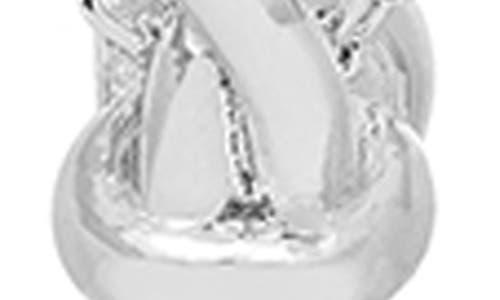 Estella Bartlett Knot Charm Necklace In Metallic