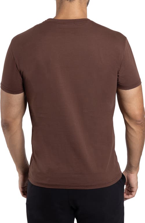 X-ray Xray V-neck Flex T-shirt In Dusty Chocolate
