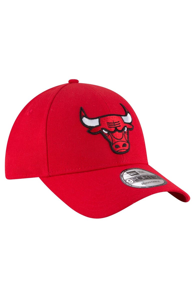 New Era Men's New Era Red Chicago Bulls The League 9FORTY Adjustable Hat, Alternate, color, 