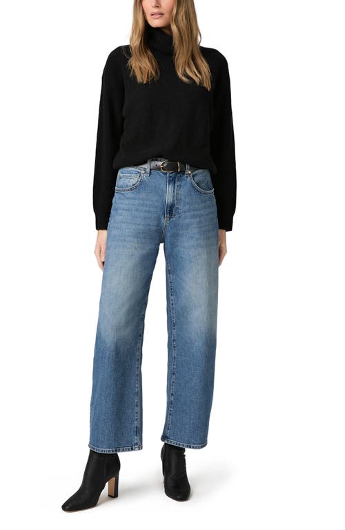 Paige Arellia High Waist Ankle Barrel Jeans In Blue