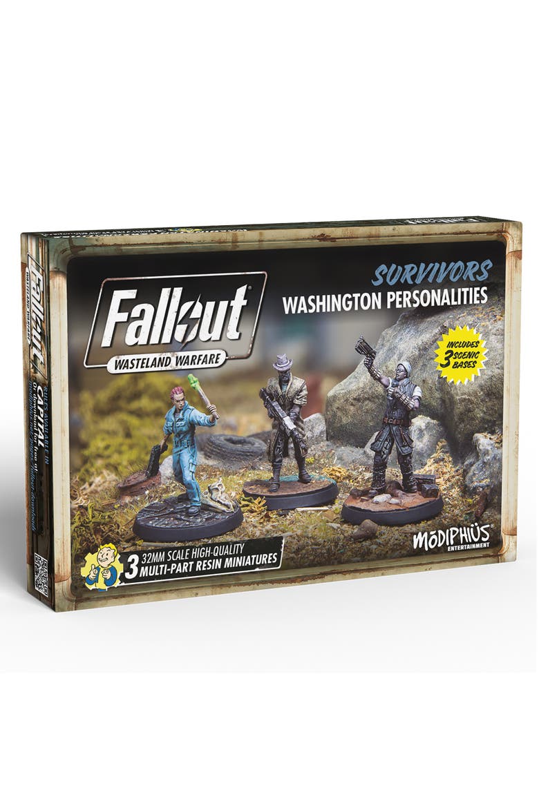Fallout Wasteland Warfare Survivors Washington Personalities, Main, color, Multicolored