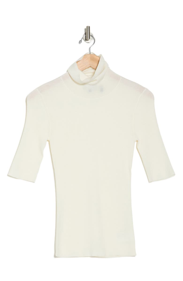 Theory Leenda Merino Wool Turtleneck Sweater, Alternate, color, Ivory