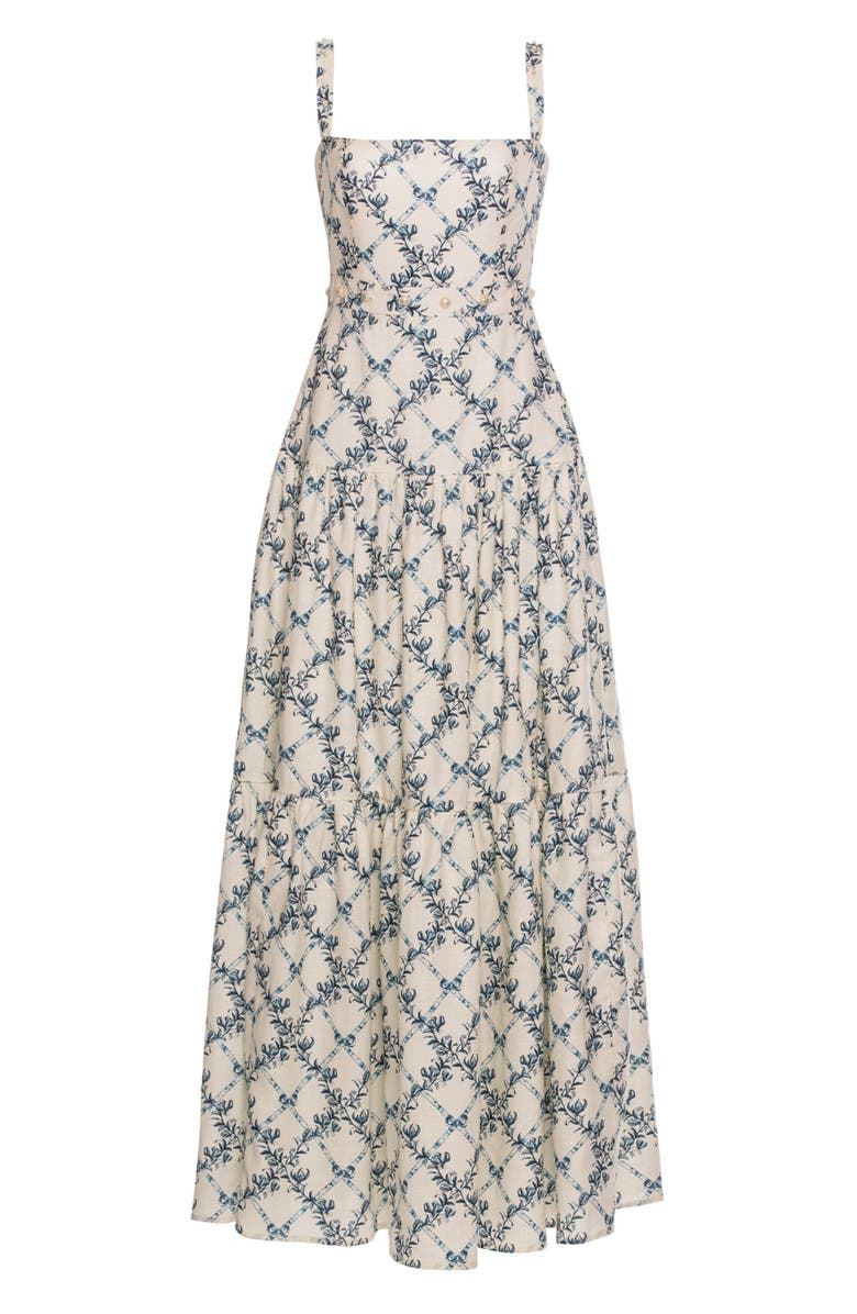 Agua by Agua Bendita Lima Gloriosa Maxi Dress, Main, color, Multi