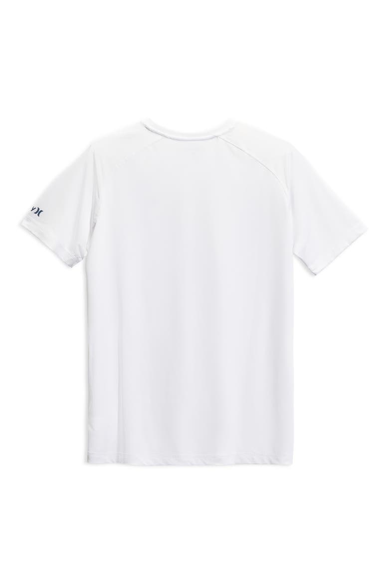 Icon Logo UPF 50+ Rashguard T-Shirt, Alternate, color, WHITE TRADITIONAL