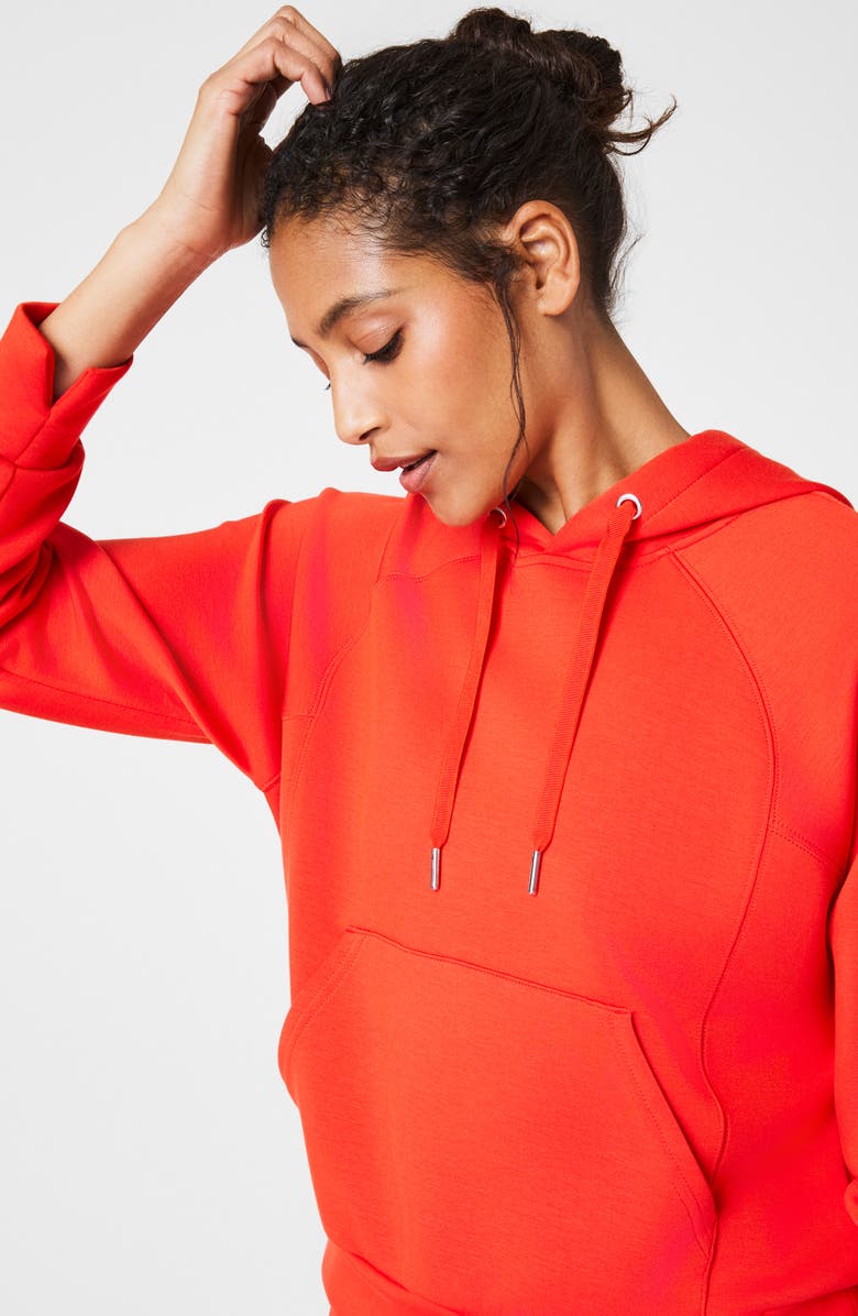 SPANX<sup>®</sup> Air Essentials Pocket Hoodie, Alternate, color, Poppy