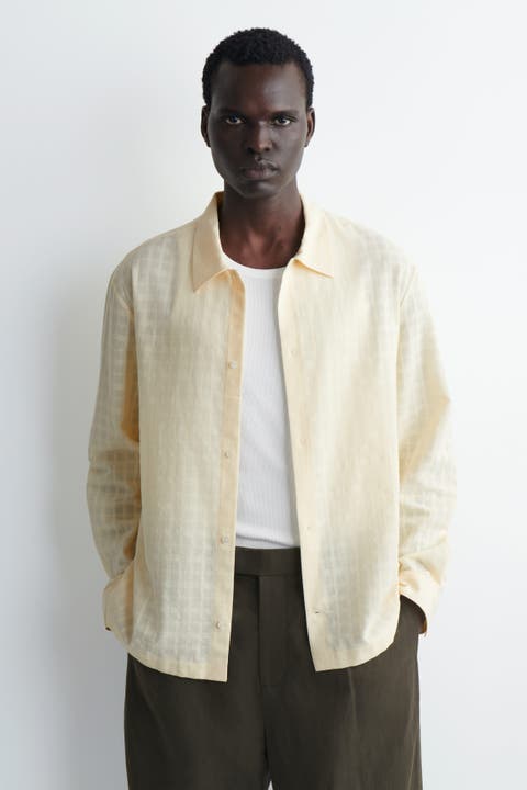 Checked Cotton-jacquard Shirt