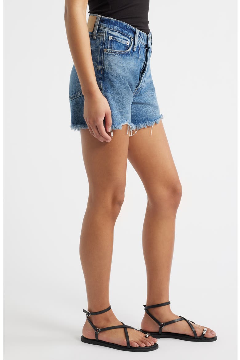 Denim Cutoff Shorts, Alternate, color, FLORA