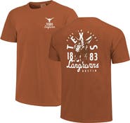 IMAGE ONE Men's Texas Orange Texas Longhorns Comfort Colors Mascot Overlay T-Shirt