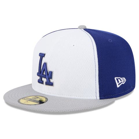 Men's New Era Royal/Gray Los Angeles Dodgers 2025 MLB Clubhouse 59FIFTY Fitted Hat