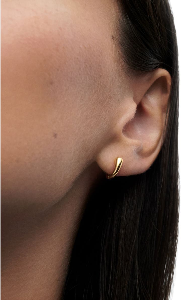 PDPAOLA Loop Single Hoop, Alternate, color, Gold