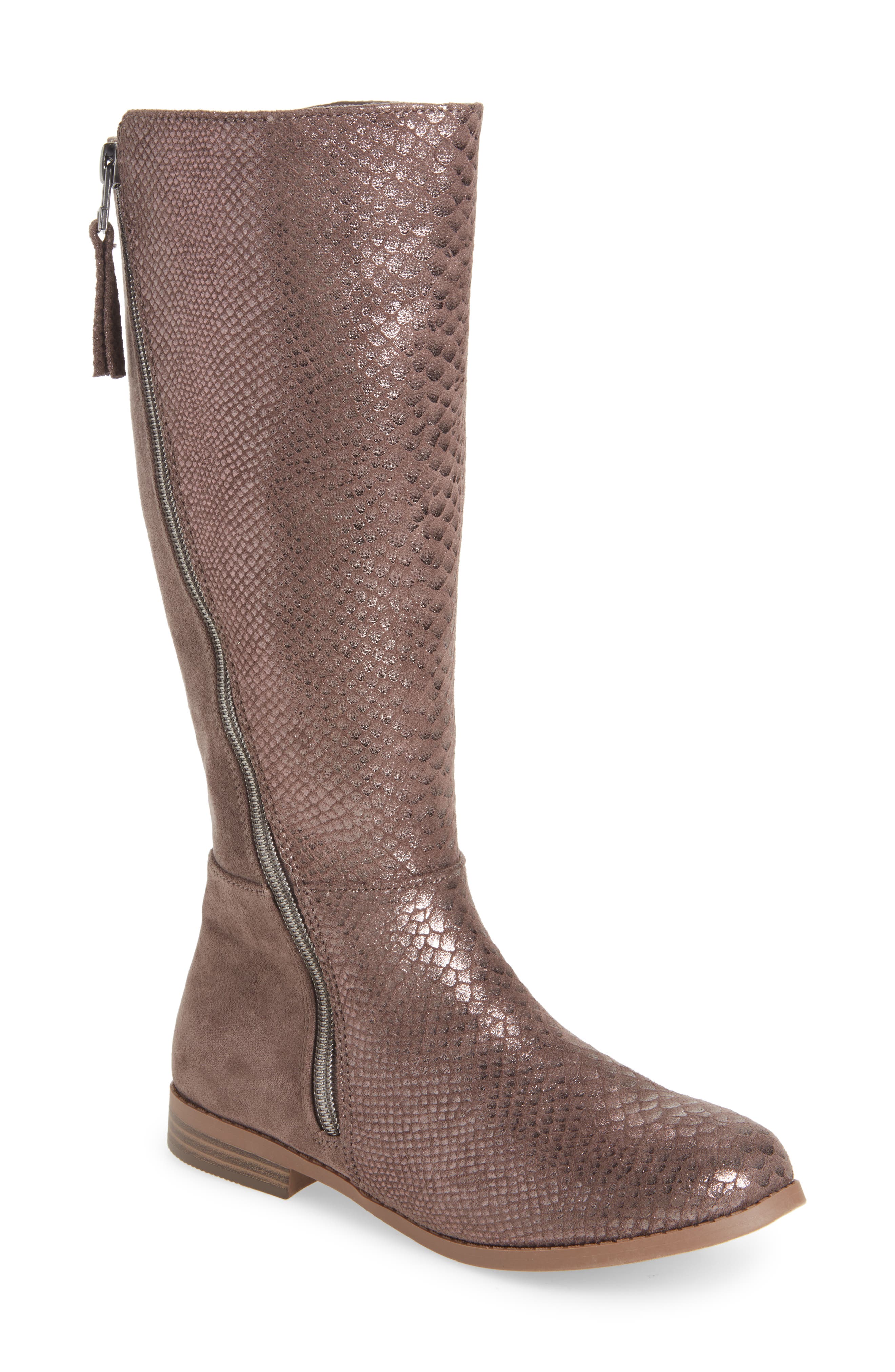 JLane Double Zip Boot, Main, color, TAUPE