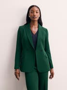 The Fold Clever Crepe Knighton Blazer