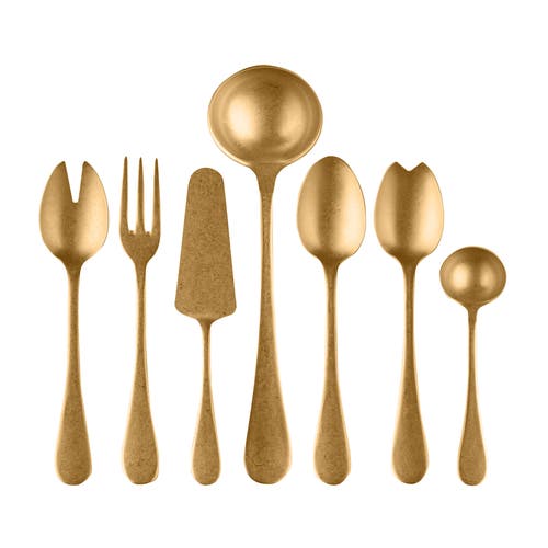 Mepra Vintage Serving Set In Gold