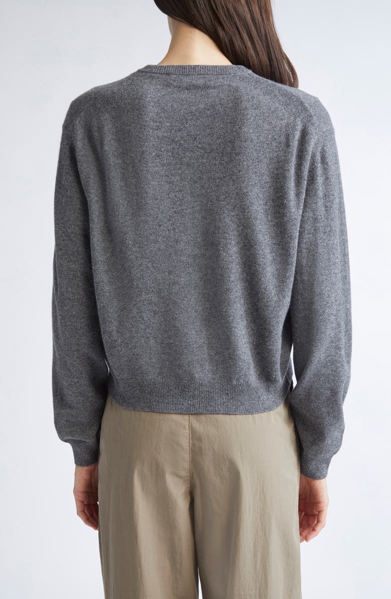 NACKIYÈ Seashell Cashmere Cardigan, Alternate, color, Gris