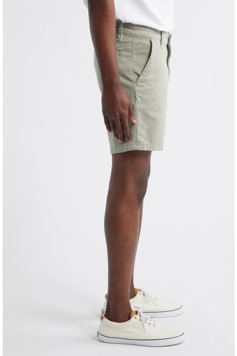 Nate Flat Front Stretch Twill Shorts, Alternate, color, PISTACHIO ATHLETIC