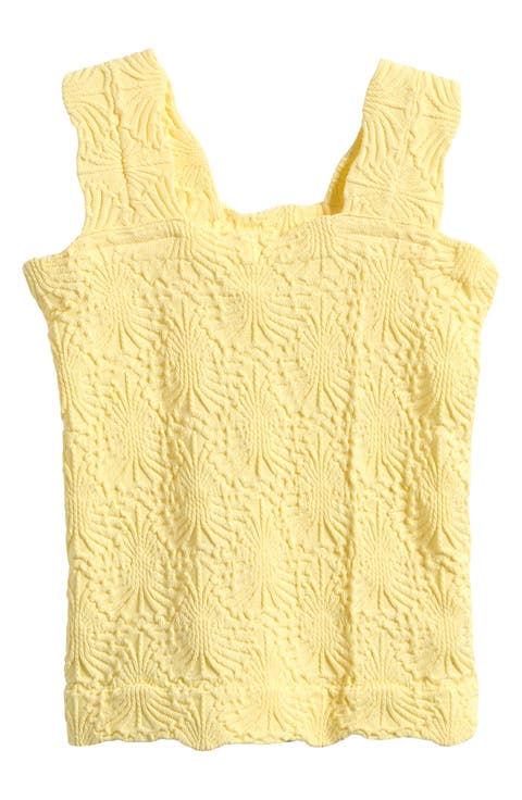 Kids' Floral Textured Tank Top (Big Kid)