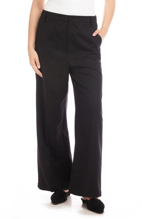 Embelished Wide Leg Pants (Regular & Petite)