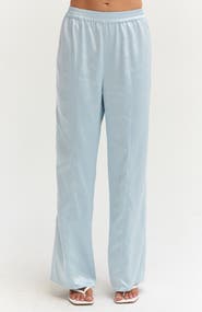 CRESCENT Satin Pull On Pants