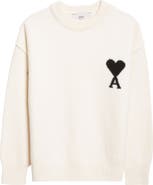 AMI PARIS Ami de Coeur Monogram Crewneck Sweater